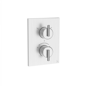 3ONE6 Lever Crossbox 3 Outlet Trim & Valves Stainless (TLCB2500LBPS)