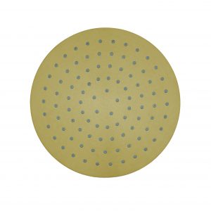 3ONE6 Shower Head 200mm Stainless Brushed Brass Effect (TS200SF)