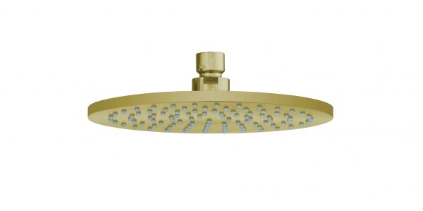3ONE6 Shower Head 200mm Stainless Brushed Brass Effect (TS200SF) - Image 2
