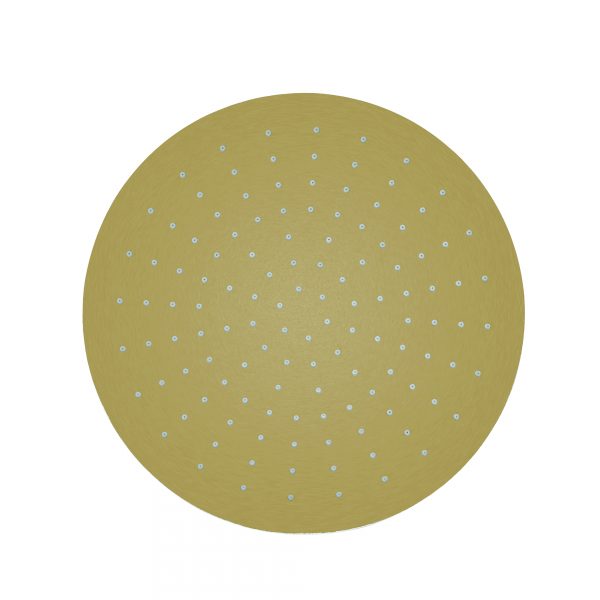 3ONE6 Shower Head 300mm Stainless Brushed Brass Effect (TS300SF)