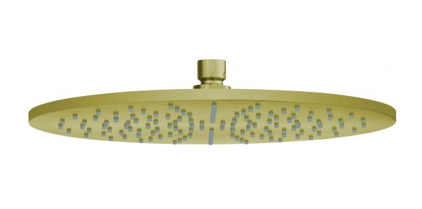 3ONE6 Shower Head 300mm Stainless Brushed Brass Effect (TS300SF) - Image 2
