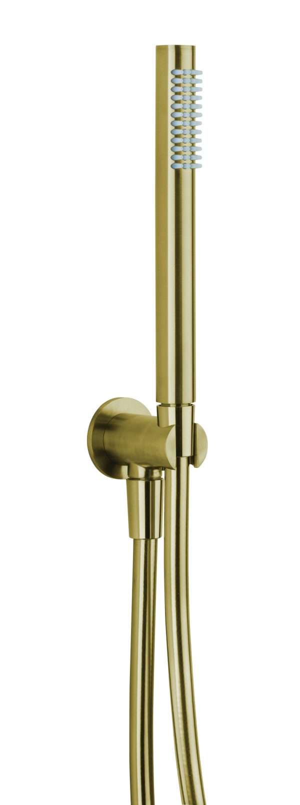 3ONE6 Design Shower Handset, Hose & Wall Outlet Stainless Brushed Brass Effect (TS963SF)