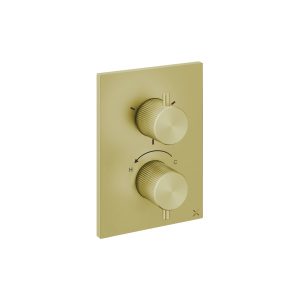 3ONE6 Crossbox Trimset 3D Outlet Stainless Brushed Brass Effect (TSCB2500LBPSF)