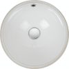 Cerdena 380 Undermount Basin With Overflow White (UM0052SCW+) - Image 2