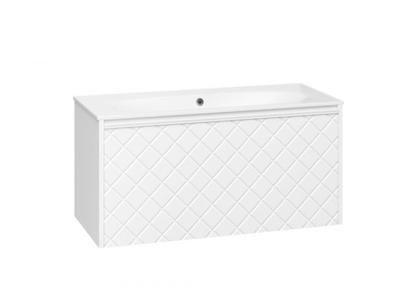 Vergo Basin Unit 1000 White Matt (VG1000DWM) - Image 2