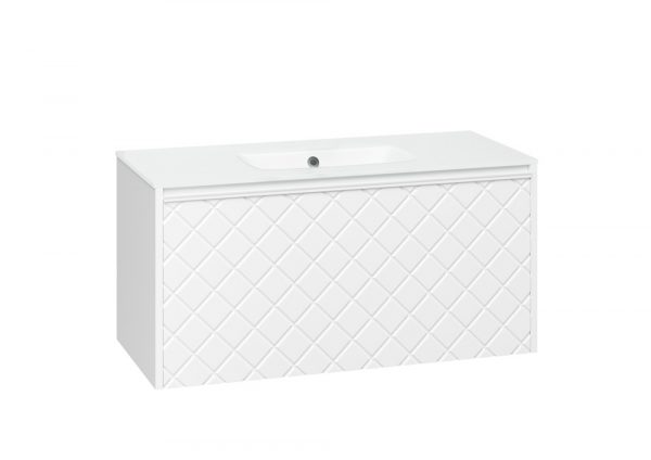 Vergo Basin Unit 1000 White Matt (VG1000DWM) - Image 4