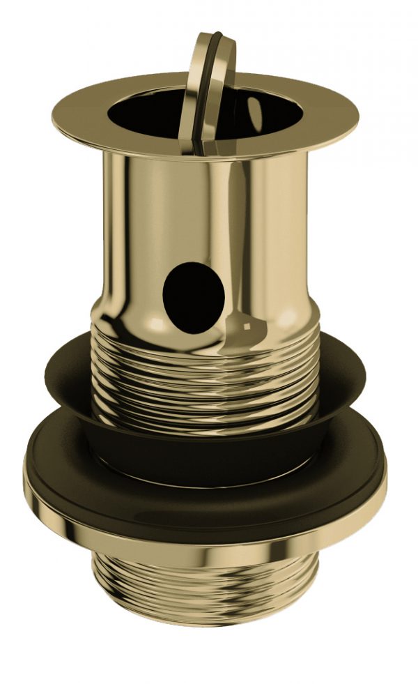 Flip top basin waste (slotted) GOLD (W18 GOLD)