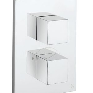 Crossbox WaterSquare/Verge 1 Outlet Trim & Levers Chrome (WSCB1000LBPC)
